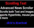 Advanced Scrolling Text Software