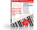 IDAutomation PDF417 Font and Encoder