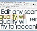 Scanned Text Editor