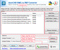 AutoCAD DWG to PDF Converter 2011