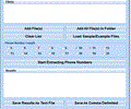 Extract Phone Numbers From Multiple Text & HTML Files Software