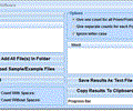 MS PowerPoint Word Count & Frequency Statistics Software