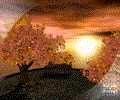 AD Autumn Sunset - Animated 3D Wallpaper