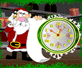 7art Santa Claus Clock ScreenSaver