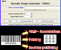 EAN13 barcode prime image generator