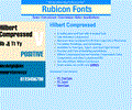 Hilbert Compressed Font Type1