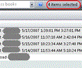 Number of Selected Items - Outlook 2007