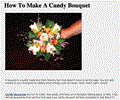How To Make A Candy Bouquet