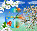 Apple-Blossom-Clock ScreenSaver