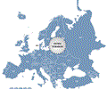 Golden SpotsMap of Europe