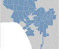 Los Angeles City Map Locator