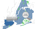 Locator Map of the  NY Districts