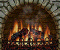 3D Realistic Fireplace Screen Saver